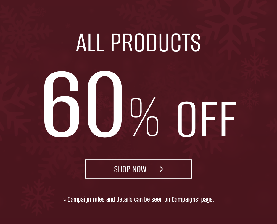 60% Off on All Products!