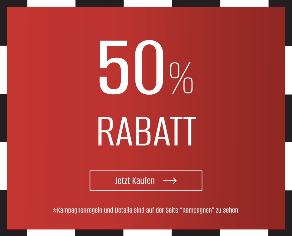 50% Rabatt