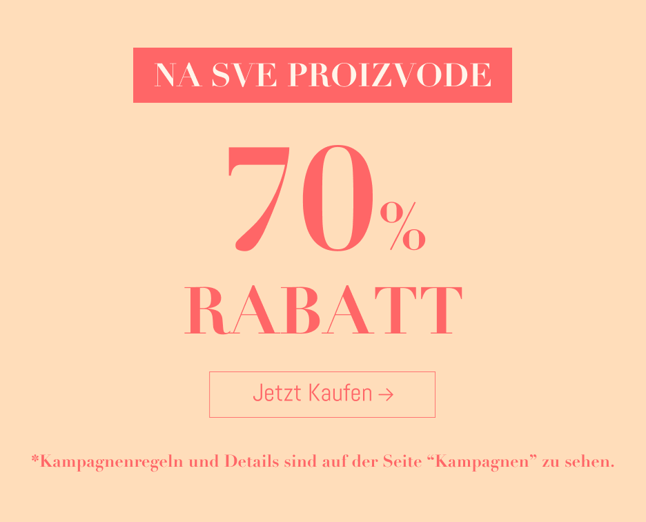 70% Rabatt auf Alle Produkte!