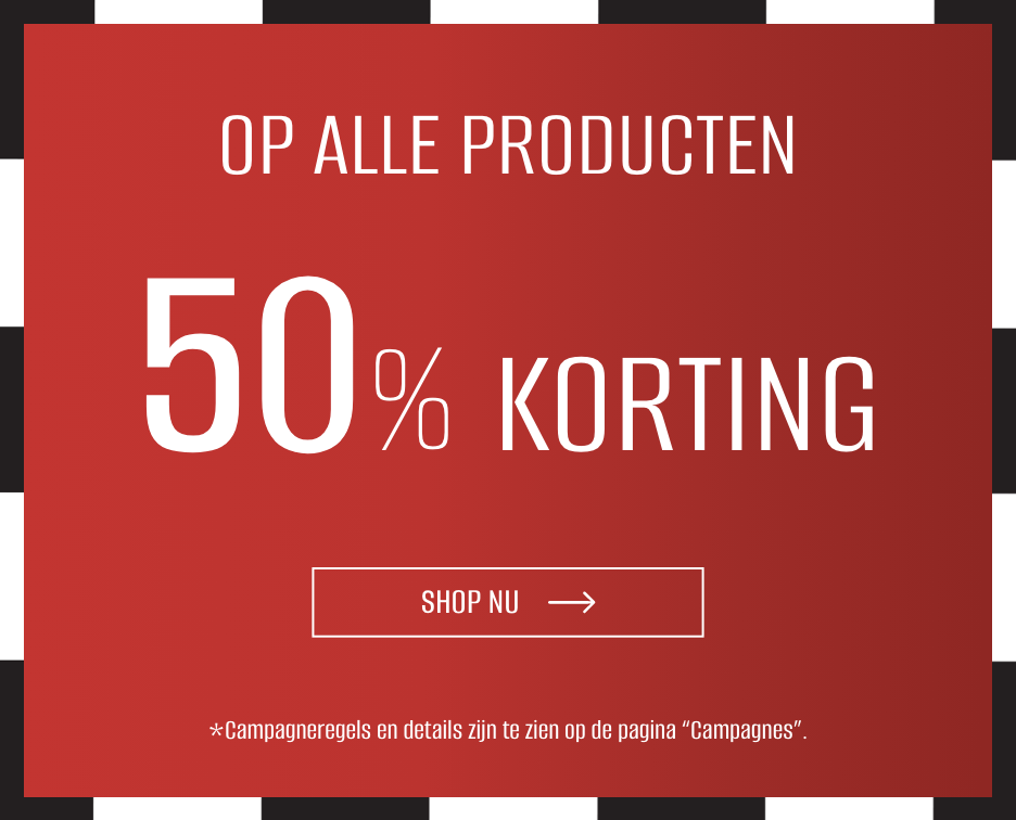 50% Korting op Alle Producten!