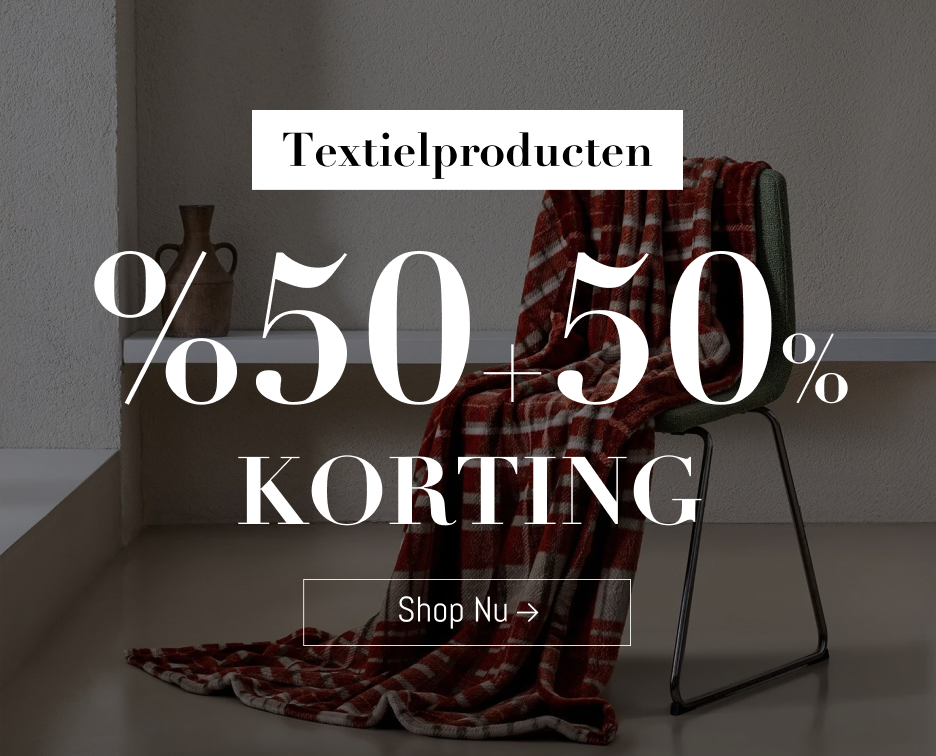 50%+50% Korting op Textielproducten!