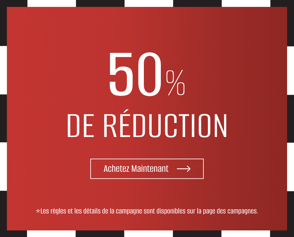 50% de réduction