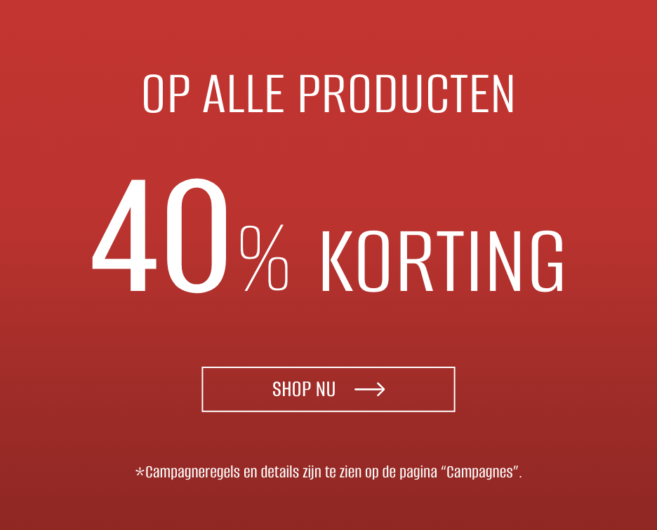 40% Korting op Alle Producten!