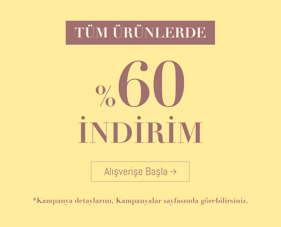 Tüm Ürünlerde 60% İndirim!