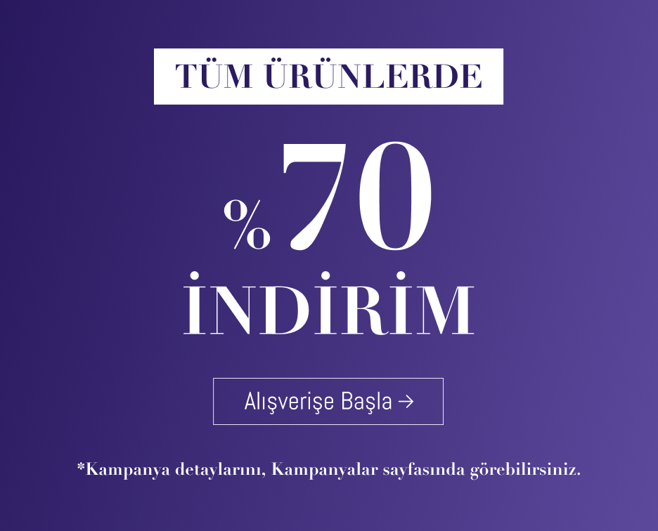 Tüm Ürünlerde 70% İndirim!