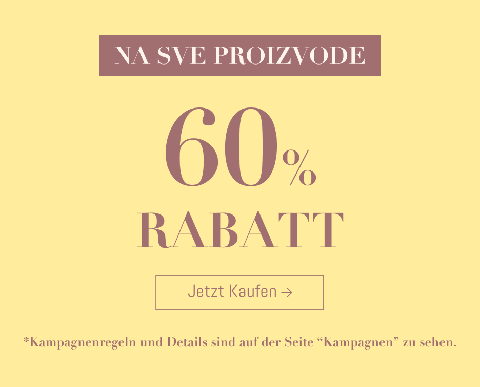 60% Rabatt auf Alle Produkte!