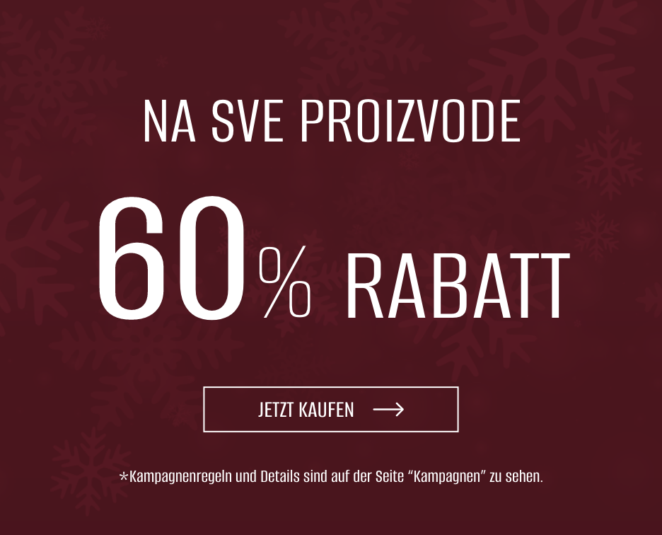 60% Rabatt auf Alle Produkte!