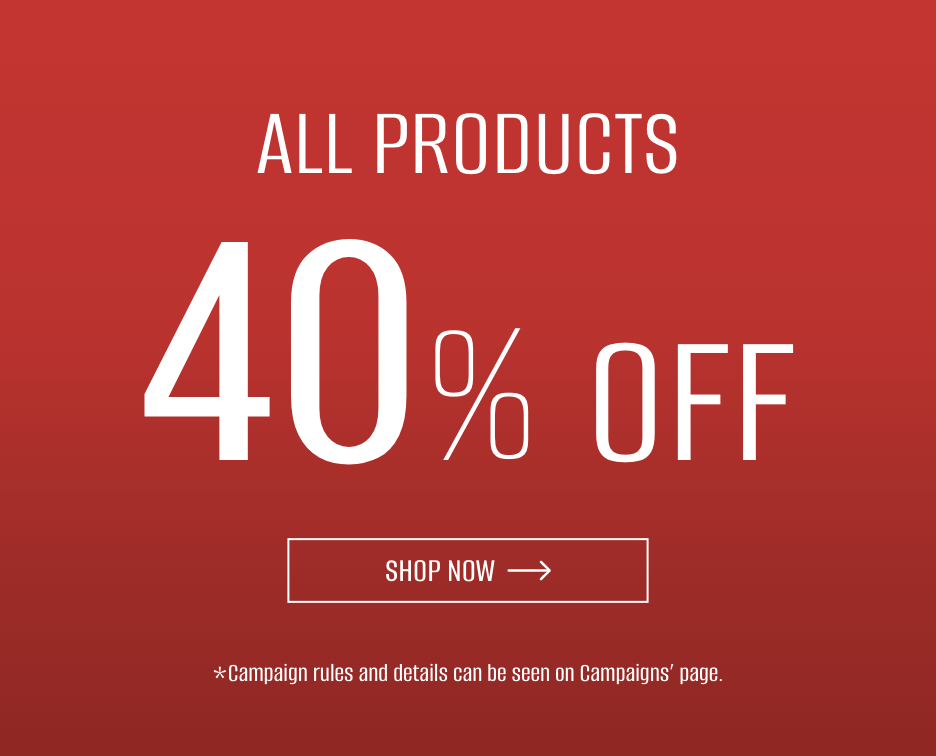 40% Off on All Products!