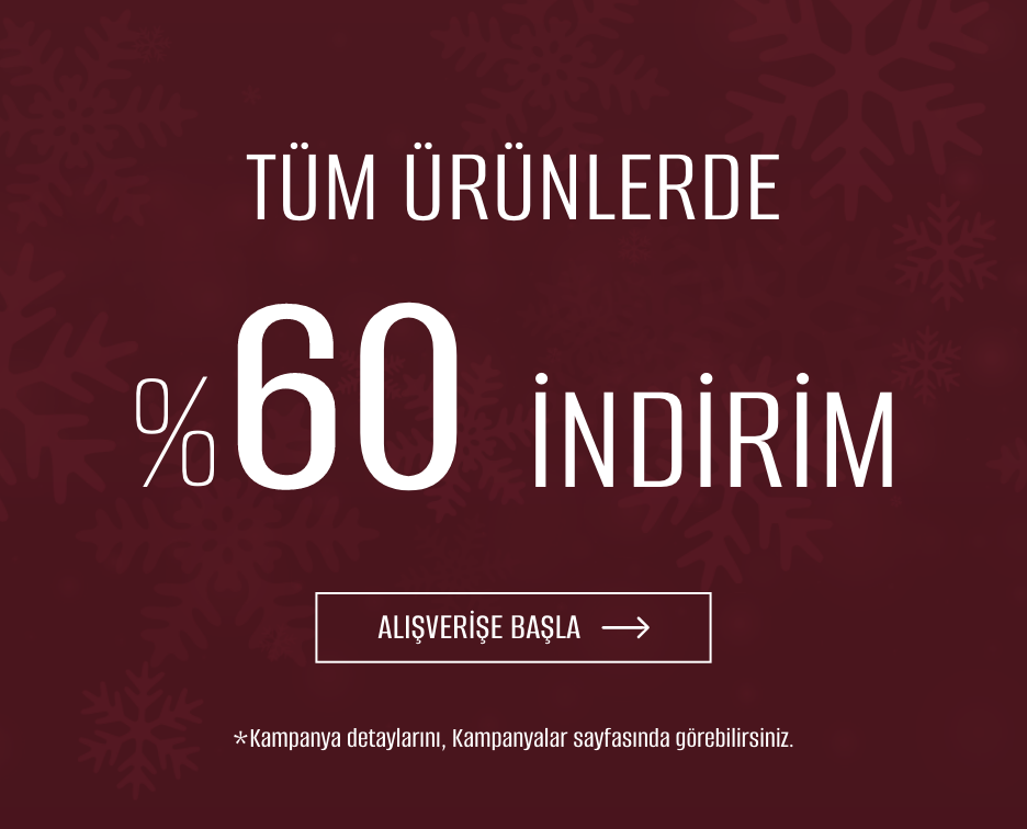 Tüm Ürünlerde 60% İndirim!