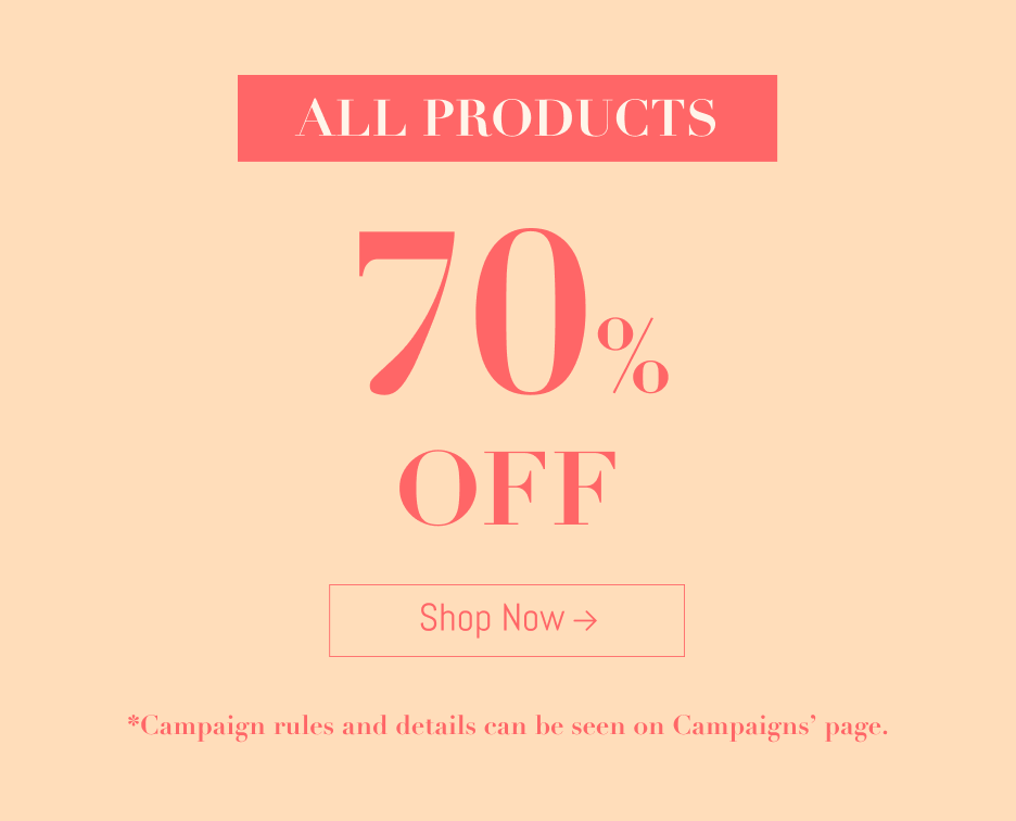 70% Off on All Products!