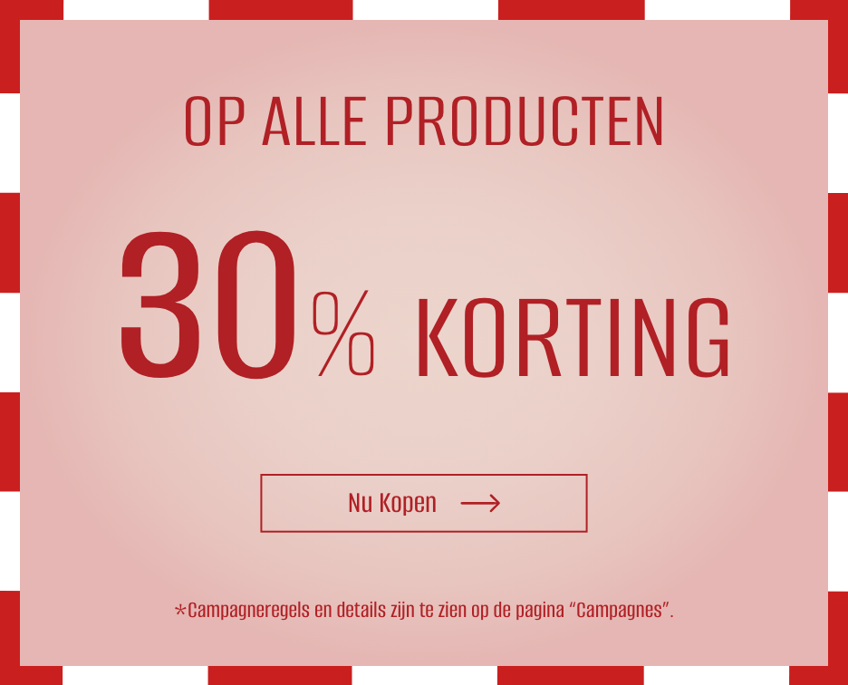 30% Korting op Alle Producten!