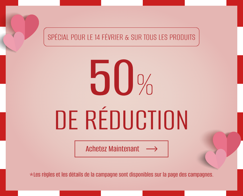 50% de réduction